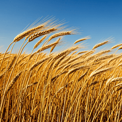 Wheat fields and agro commodities